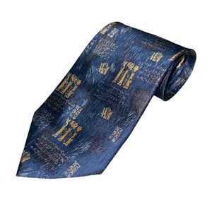 ERMENEGILDO ZEGNA 100% Silk tie